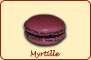 Macarons à la myrtille